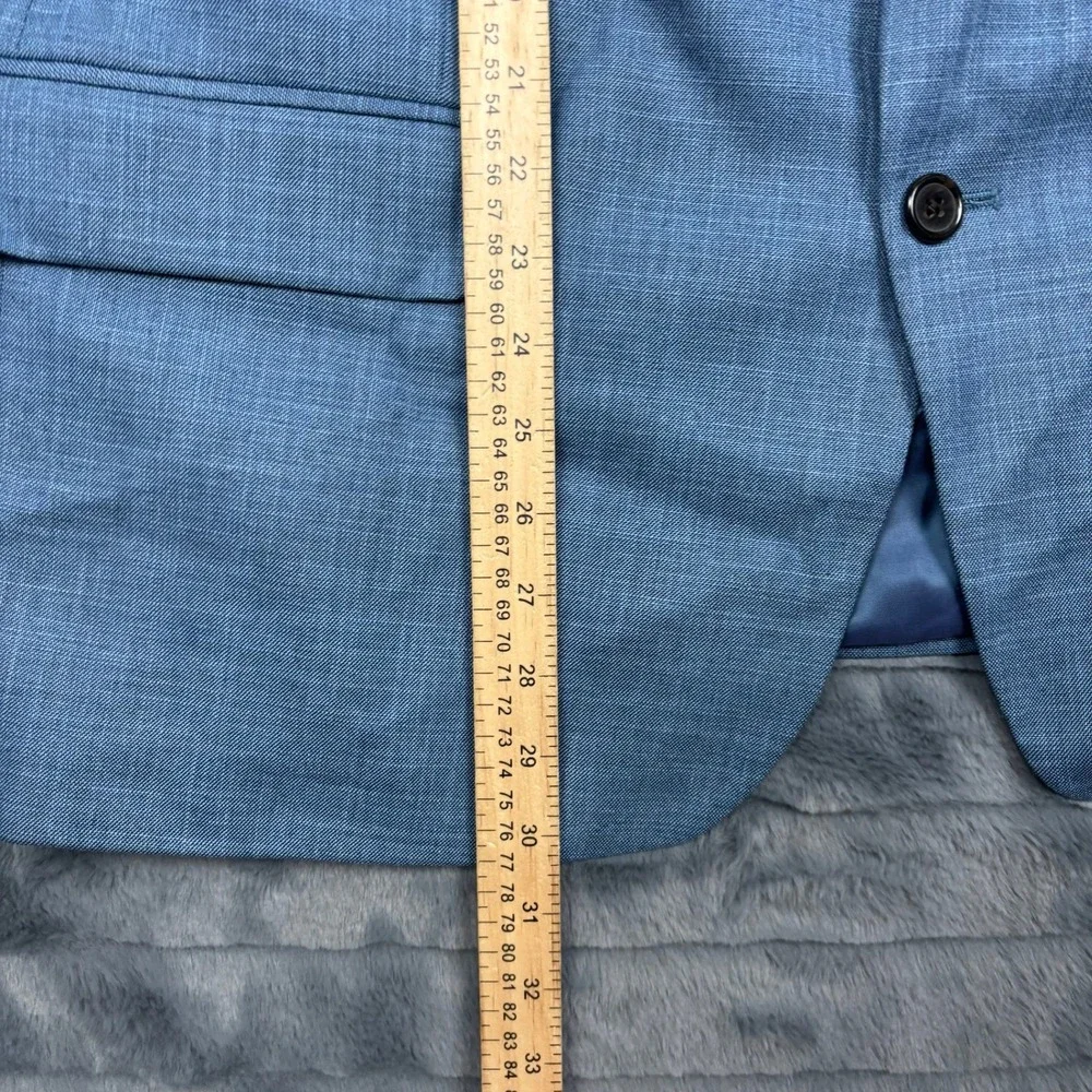 Lauren Ralph Lauren Mens 48R Light Blue Two Button Blazer Sport Coat 9471